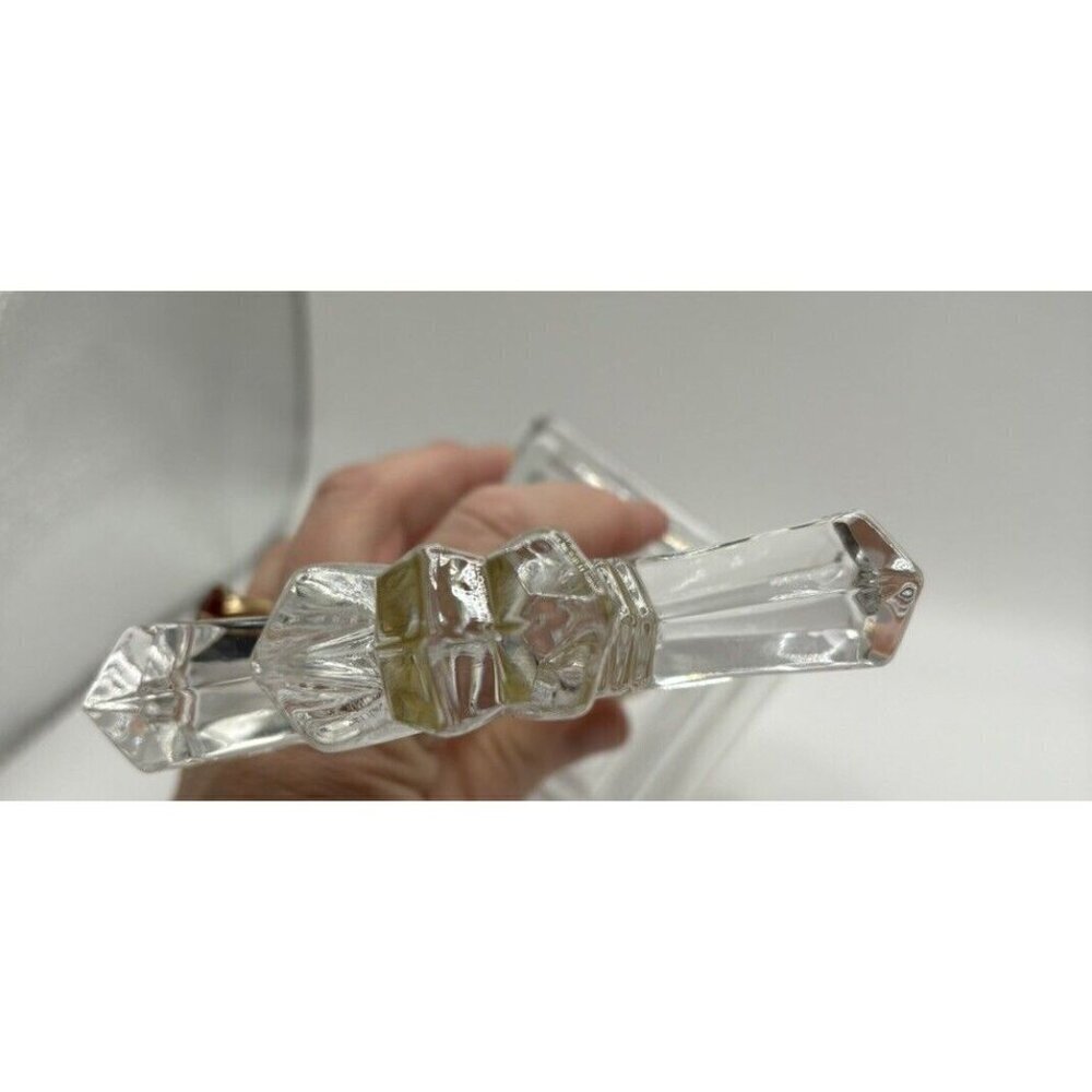 VTG Lead Crystal Lenox "Wedding Promises" Treasures Cross Figurine Germany 8" H - Picture 5 of 5